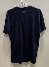 Load image into Gallery viewer, Hugo Boss Mens Dark Blue Cotton Short Sleeve Crew Neck Pullover T-Shirt Size L

