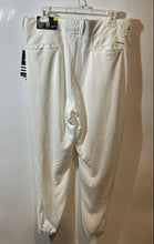Load image into Gallery viewer, Adidas Mens White Flat Front Pockets Baseball Pants Size Large With Tag
