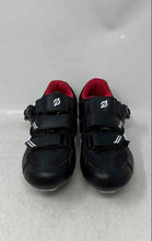 Load image into Gallery viewer, Peloton Womens Black Red 3 Bolt Adjustable Strap Cycling Shoes Size EUR 37
