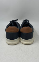 Load image into Gallery viewer, Aldo Mens Navy Blue Brown Round Toe Low Top Lace-Up Sneaker Shoes Size 10.5
