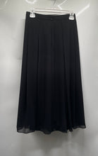 Load image into Gallery viewer, Anne Klein Womens Black Pleated Back-Zip A-Line Skirt No Size
