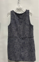 Load image into Gallery viewer, Michael Kors Womens Blue White Round Neck Sleeveless Shift Dress Size 16
