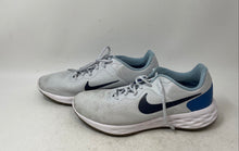 Load image into Gallery viewer, Nike Mens Revolution 6 Next Nature Gray And Blue Lace-Up Running Shoes Size 9
