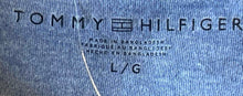 Load image into Gallery viewer, Tommy Hilfiger Mens Blue Cotton Short Sleeve Spread Collar Polo Shirt Size Large
