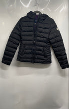 Load image into Gallery viewer, American Eagle Outfitters Womens Black Long Sleeve Hooded Puffer Jacket Size S/P
