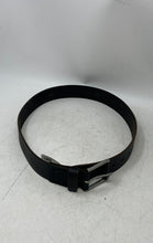 Load image into Gallery viewer, Timberland Mens Black Silver Buckle Adjustable Dress Belt Size 32
