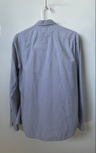 Load image into Gallery viewer, Banana Republic Mens Blue Printed Cotton Camden Fit Button-Up Shirt Size S
