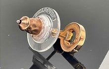Load image into Gallery viewer, Authentic Swarovski Women's Rose Gold-Tone Earrings With Crystal Accents
