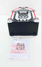 Load image into Gallery viewer, Victrola VJB-127 Bluetooth Jukebox Black Red And White FM Speaker Not Tested
