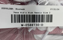 Load image into Gallery viewer, Vans Girls Knu Skool 721356 Pink Round Toe Lace-Up Low Top Tennis Shoes Size 2
