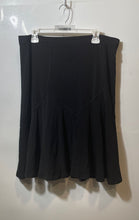 Load image into Gallery viewer, Liz &amp; Co Womens Black Elastic Waist Pull-On Stretch A-Line Skirt Size Large
