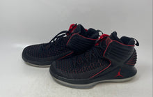 Load image into Gallery viewer, Nike Boys Air Jordan 32 AA1254-001 Black Red Lace-Up Sneakers Shoes Size 7Y
