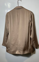 Load image into Gallery viewer, Express Womens Brown Long Sleeve Notch Collar Open Front Blazer Size Small
