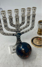 Load image into Gallery viewer, Lot Of 10 Mixed Of Random Menorah Host Gold Embossed Epoxy Cross Figurines
