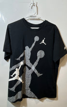 Load image into Gallery viewer, Air Jordan Mens Black Crew Neck Short Sleeve Pullover Graphic T-Shirt Size Large
