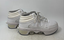 Load image into Gallery viewer, LiE Kick Speed Mens White Leather Lace-Up Mid Top Roller Skate Size EUR 41
