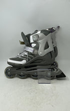 Load image into Gallery viewer, Rollerblade Womens Spiritblade Silver Purple Recreational Inline Skates Size 10
