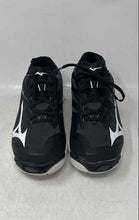 Load image into Gallery viewer, Mizuno Womens Wave Lightning Z6 Black White Lace-Up Volleyball Shoes Size 10
