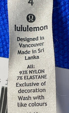 Load image into Gallery viewer, Lululemon Womens Dark Blue Long Sleeve Sport Full-Zip Jacket Size 4
