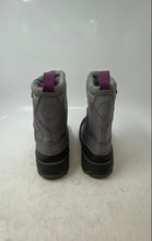 Load image into Gallery viewer, The North Face Girls Alpenglow IV Gray Purple Waterproof Snow Boots Size 3
