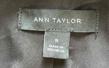 Load image into Gallery viewer, Ann Taylor Womens Black Long Sleeve Flap Pockets One-Button Blazer Size 18
