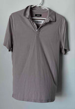 Load image into Gallery viewer, Alfani Mens Purple Short Sleeve Collared Regular Fit Stretch Polo Shirt Size M
