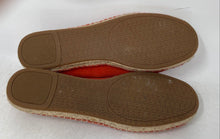 Load image into Gallery viewer, Michael Kors Womens Orange Leather Round Toe Espadrilles Flats Size 7M
