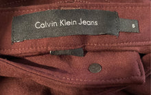 Load image into Gallery viewer, Calvin Klein Dark Purple Womens Denim Stretch Pockets Jegging Jeans Size 6
