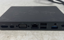 Load image into Gallery viewer, Dell WD15 K17A Black USB HDMI VGA Ethernet Docking Station Not Tested
