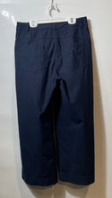 Load image into Gallery viewer, Lululemon Womens Blue Flat Front City Sleek 5 Pocket Wide-Leg Dress Pants Sz 28
