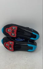 Load image into Gallery viewer, Flywheel Fly Fierce Womens Black Gray Blue Professional Cycling Shoes Size 37
