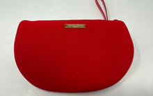 Load image into Gallery viewer, Giorgio Armani Beauty Womens Red Zipper Dome Wristlet Makeup Cosmetic Bag
