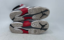 Load image into Gallery viewer, Nike Boys Air Jordan 8 305369-100 White Black Lace-Up Sneakers Shoes Size 3Y
