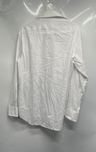 Load image into Gallery viewer, Tommy Hilfiger Mens White Long Sleeve Spread Collar Slim Fit Dress Shirt Size M
