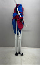 Load image into Gallery viewer, Ozark Trail Blue Red Mesh Folding Lightweight Oversized Chair With Storage Bag
