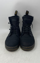 Load image into Gallery viewer, Dr. Martens Unisex Black Round Toe Lace-Up Combat Boots Size M11 W12
