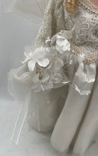 Load image into Gallery viewer, Collector's Choice Bride Wedding Gown Veil Blonde Hair Flowers Porcelain Doll
