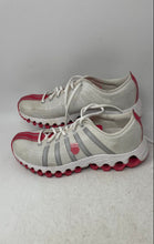 Load image into Gallery viewer, K-Swiss Womens Tubes 200 White Pink Round Toe Lace-Up Sneaker Shoes Size 9
