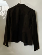 Load image into Gallery viewer, Vince Camuto Womens Black Long Sleeve Peak Lapel Two-Button Blazer Jacket Sz 10
