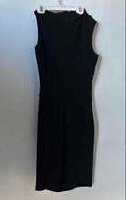 Load image into Gallery viewer, Musol Womens Black Sleeveless Bow Back-Zip Midi Sheath Dress Size Medium
