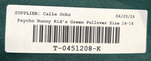 Load image into Gallery viewer, Psycho Bunny Boys Green Cotton Short Sleeve Collared Polo Shirt Size L 14-16
