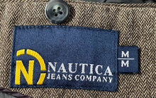 Load image into Gallery viewer, Nautica Jeans Company Mens Brown Cotton Long Sleeve 2-Button Blazer Size M
