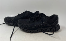 Load image into Gallery viewer, Reebok Mens Ziglite Rush V46946 Black Round Toe Lace-Up Sneakers Shoes Size 9
