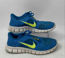 Load image into Gallery viewer, Nike Kids Free Run 3 512165-400 Blue Green Lace-Up Sneaker Shoes Size 7Y
