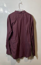 Load image into Gallery viewer, Banana Republic Mens Red Plaid Print Collared Long Sleeve Dress Shirt Size XL
