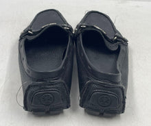 Load image into Gallery viewer, Authentic Tory Burch Womens Black Leather Loafer Shoes Size 6M Damaged
