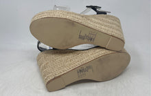 Load image into Gallery viewer, FRH Womens Rosalina Black Clear Wedge Platform Espadrille Sandals Size 8.5
