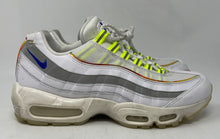 Load image into Gallery viewer, Authentic Nike Mens Air Max 95 CW6579-100 White Gray Sneaker Shoes Size 8 Worn
