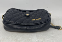Load image into Gallery viewer, Steve Madden Womens Blouie Black Quilted Inner Pocket Crossbody Handbag
