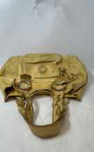 Load image into Gallery viewer, Fossil Womens Yellow Leather Inner Pockets Double Handle Shoulder Bag
